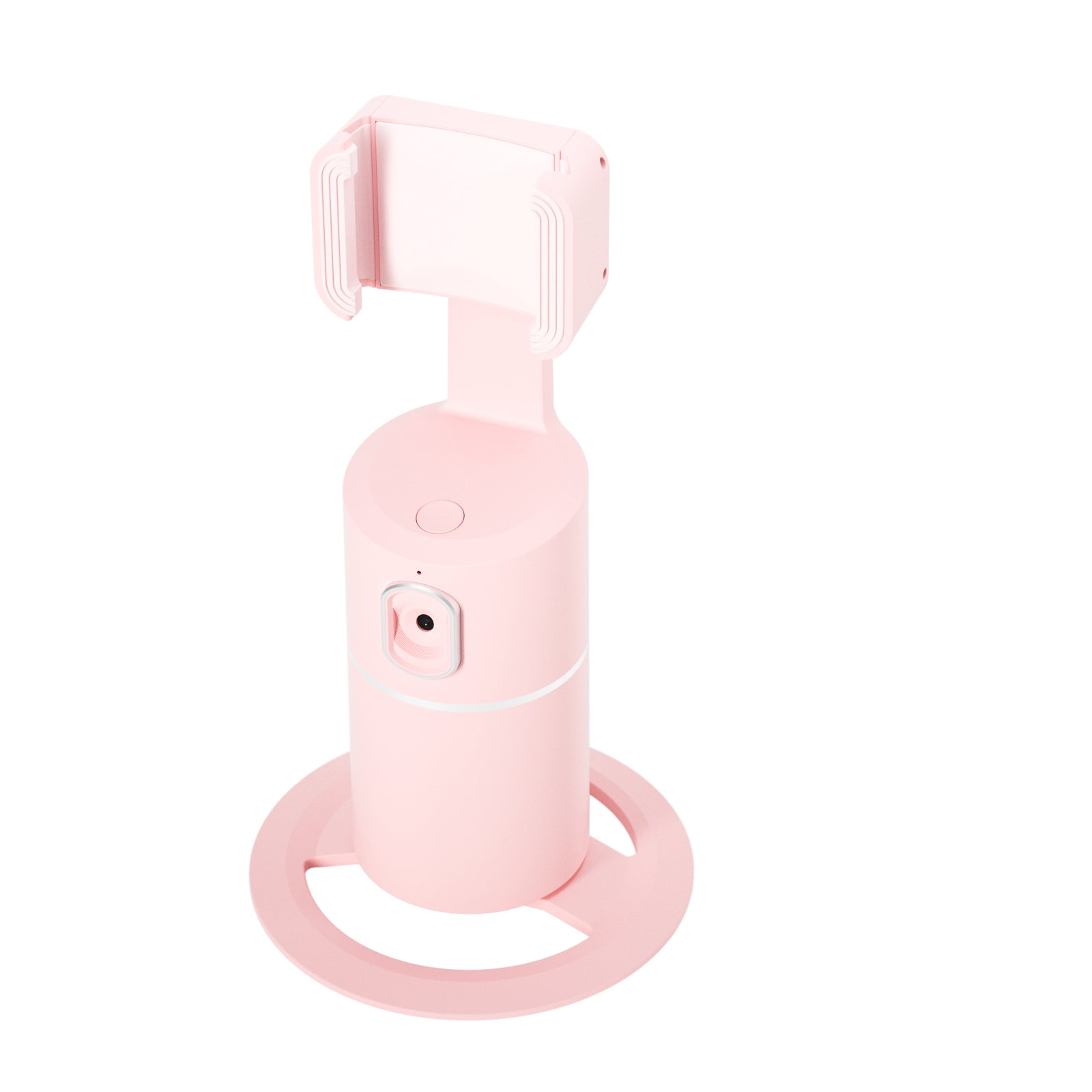 360 Smart Phone Gimbal Stabilizer in pink, designed for steady and professional-quality video capture.