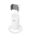 360 Smart Phone Gimbal Stabilizer showing a white design with smartphone holder for steady video capture.