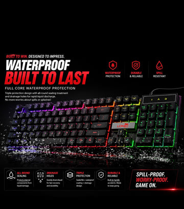 Glowing USB Gaming Keyboard